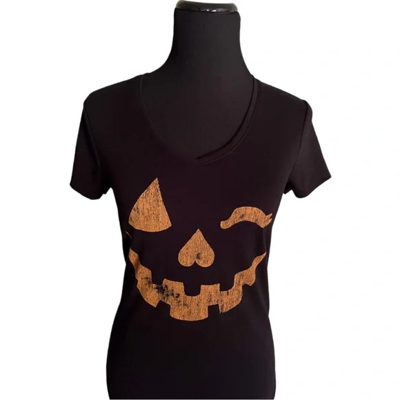 Pumpkin Wink Tee Size XS - Picture 3 of 10
